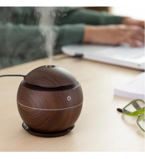 Generic Plastic Wooden Humidifier (Brown)