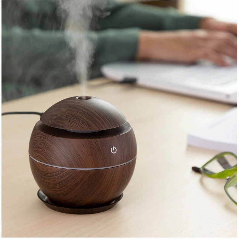 Plastic Wooden Humidifier (Brown)