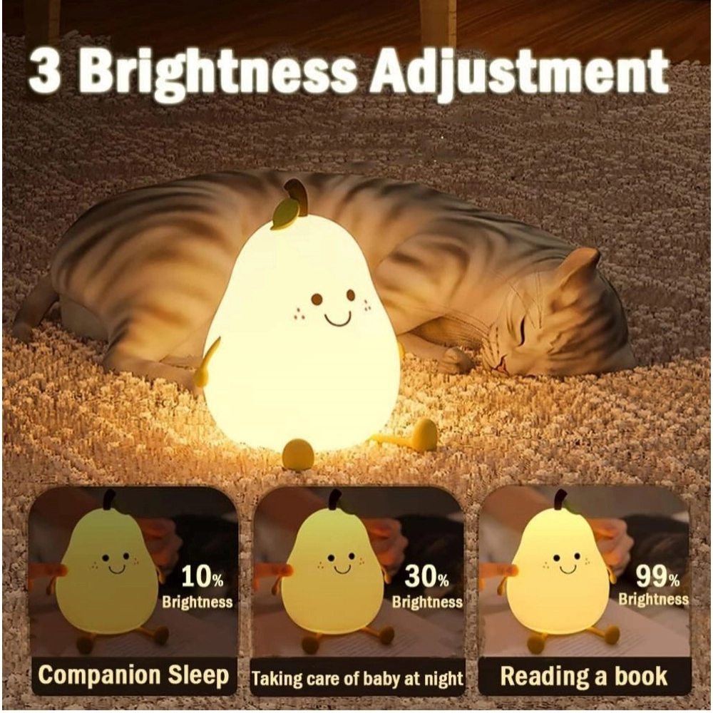 Generic Plastic, Silicon Pear Night Light (Multicolor) Generic Plastic, Silicon Pear Night Light (Multicolor)
