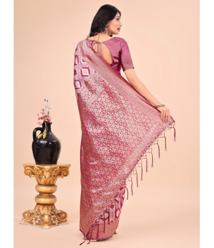 Generic Women's Cotton Printed Saree With Unstitched Blouse 5.5Mtr (Pink) Generic Women's Cotton Printed Saree With Unstitched Blouse 5.5Mtr (Pink)