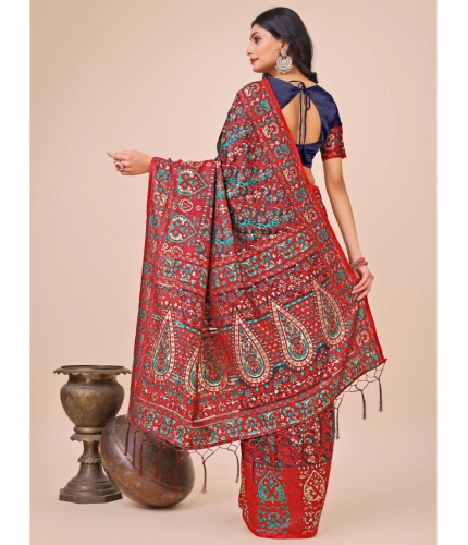 Generic Women's Cotton Printed Saree With Unstitched Blouse 5.5Mtr (Pink) Generic Women's Cotton Printed Saree With Unstitched Blouse 5.5Mtr (Pink)