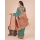 Generic Women's Linen Cotton Printed Saree With Unstitched Blouse 5.5Mtr (Green) Generic Women's Linen Cotton Printed Saree With Unstitched Blouse 5.5Mtr (Green)