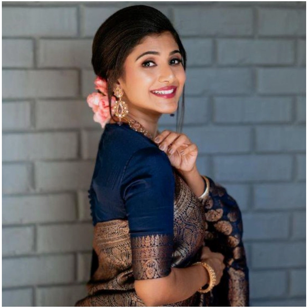 Generic Women's Silk Printed Saree With Unstitched Blouse 5.5Mtr (Blue) Generic Women's Silk Printed Saree With Unstitched Blouse 5.5Mtr (Blue)