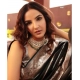 Generic Women's Silk Printed Saree With Unstitched Blouse 5.5Mtr (Black) Generic Women's Silk Printed Saree With Unstitched Blouse 5.5Mtr (Black)