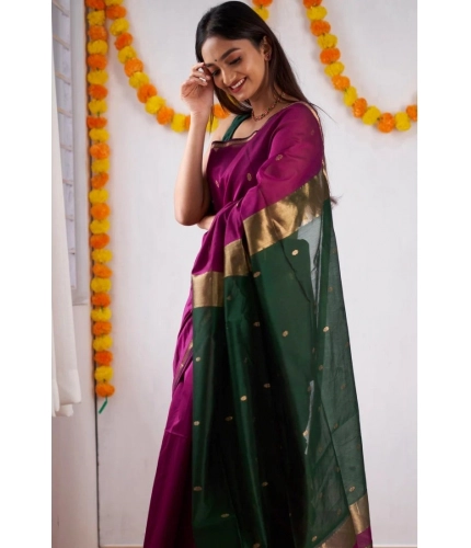 Generic Women's Cotton Printed Saree With Unstitched Blouse 5.5Mtr (Wine) Generic Women's Cotton Printed Saree With Unstitched Blouse 5.5Mtr (Wine)