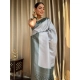 Generic Women's Silk Printed Saree With Unstitched Blouse 5.5Mtr (Grey) Generic Women's Silk Printed Saree With Unstitched Blouse 5.5Mtr (Grey)