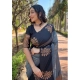 Generic Women's Silk Printed Saree With Unstitched Blouse 5.5Mtr (Grey) Generic Women's Silk Printed Saree With Unstitched Blouse 5.5Mtr (Grey)