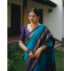 Generic Women's Silk Printed Saree With Unstitched Blouse 5.5Mtr (Blue) Generic Women's Silk Printed Saree With Unstitched Blouse 5.5Mtr (Blue)