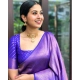 Generic Women's Silk Printed Saree With Unstitched Blouse 5.5Mtr (Blue) Generic Women's Silk Printed Saree With Unstitched Blouse 5.5Mtr (Blue)