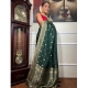 Generic Women's Silk Printed Saree With Unstitched Blouse 5.5Mtr (Green) Generic Women's Silk Printed Saree With Unstitched Blouse 5.5Mtr (Green)