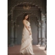 Generic Women's Cotton  Printed Saree With Unstitched Blouse 5.5Mtr (Cream)