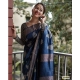 Generic Women's Silk Printed Saree With Unstitched Blouse 5.5Mtr (Navy Blue) Generic Women's Silk Printed Saree With Unstitched Blouse 5.5Mtr (Navy Blue)
