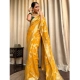 Generic Women's Silk Printed Saree With Unstitched Blouse 5.5Mtr (Gold Yellow) Generic Women's Silk Printed Saree With Unstitched Blouse 5.5Mtr (Gold Yellow)