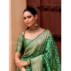 Generic Women's Silk Printed Saree With Unstitched Blouse 5.5Mtr (Green) Generic Women's Silk Printed Saree With Unstitched Blouse 5.5Mtr (Green)