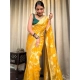 Generic Women's Silk Printed Saree With Unstitched Blouse 5.5Mtr (Gold Yellow) Generic Women's Silk Printed Saree With Unstitched Blouse 5.5Mtr (Gold Yellow)