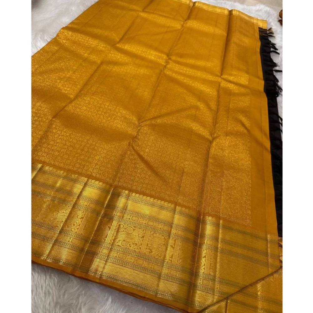 Generic Women's Silk Printed Saree With Unstitched Blouse 5.5Mtr (Black) Generic Women's Silk Printed Saree With Unstitched Blouse 5.5Mtr (Black)