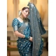 Generic Women's Silk Printed Saree With Unstitched Blouse 5.5Mtr (Rama) Generic Women's Silk Printed Saree With Unstitched Blouse 5.5Mtr (Rama)