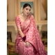 Generic Women's Silk Printed Saree With Unstitched Blouse 5.5Mtr (Peach) Generic Women's Silk Printed Saree With Unstitched Blouse 5.5Mtr (Peach)
