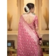 Generic Women's Silk Printed Saree With Unstitched Blouse 5.5Mtr (Peach) Generic Women's Silk Printed Saree With Unstitched Blouse 5.5Mtr (Peach)