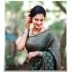 Generic Women's Silk Printed Saree With Unstitched Blouse 5.5Mtr (Green) Generic Women's Silk Printed Saree With Unstitched Blouse 5.5Mtr (Green)