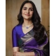 Generic Women's Silk Printed Saree With Unstitched Blouse 5.5Mtr (Purple) Generic Women's Silk Printed Saree With Unstitched Blouse 5.5Mtr (Purple)