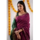Generic Women's Cotton Printed Saree With Unstitched Blouse 5.5Mtr (Wine) Generic Women's Cotton Printed Saree With Unstitched Blouse 5.5Mtr (Wine)