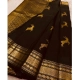 Generic Women's Silk Printed Saree With Unstitched Blouse 5.5Mtr (Black) Generic Women's Silk Printed Saree With Unstitched Blouse 5.5Mtr (Black)