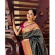 Generic Women's Silk Printed Saree With Unstitched Blouse 5.5Mtr (Green) Generic Women's Silk Printed Saree With Unstitched Blouse 5.5Mtr (Green)