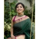 Generic Women's Silk Printed Saree With Unstitched Blouse 5.5Mtr (Green) Generic Women's Silk Printed Saree With Unstitched Blouse 5.5Mtr (Green)