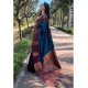 Generic Women's Silk Printed Saree With Unstitched Blouse 5.5Mtr (Blue) Generic Women's Silk Printed Saree With Unstitched Blouse 5.5Mtr (Blue)