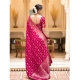 Generic Women's Silk Printed Saree With Unstitched Blouse 5.5Mtr (Rani Pink) Generic Women's Silk Printed Saree With Unstitched Blouse 5.5Mtr (Rani Pink)