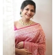 Generic Women's Silk Printed Saree With Unstitched Blouse 5.5Mtr (Pink) Generic Women's Silk Printed Saree With Unstitched Blouse 5.5Mtr (Pink)