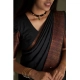 Generic Women's Silk Printed Saree With Unstitched Blouse 5.5Mtr (Black) Generic Women's Silk Printed Saree With Unstitched Blouse 5.5Mtr (Black)