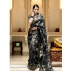 Generic Women's Silk Printed Saree With Unstitched Blouse 5.5Mtr (Black) Generic Women's Silk Printed Saree With Unstitched Blouse 5.5Mtr (Black)
