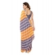 Generic Women's Small Lace Georgette Striped Ready-to-Wear Saree With Unstitched Blouse 5.5 Mtr (Orange-Grey) Generic Women's Small Lace Georgette Striped Ready-to-Wear Saree With Unstitched Blouse 5.5 Mtr (Orange-Grey)