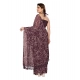 Generic Women's Zalar Lace Georgette Printed Ready-to-Wear Saree With Unstitched Blouse 5.5 Mtr (Wine) Generic Women's Zalar Lace Georgette Printed Ready-to-Wear Saree With Unstitched Blouse 5.5 Mtr (Wine)