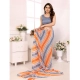 Generic Women's Small Lace Georgette Striped Ready-to-Wear Saree With Unstitched Blouse 5.5 Mtr (Grey) Generic Women's Small Lace Georgette Striped Ready-to-Wear Saree With Unstitched Blouse 5.5 Mtr (Grey)