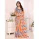 Generic Women's Small Lace Georgette Striped Ready-to-Wear Saree With Unstitched Blouse 5.5 Mtr (Grey) Generic Women's Small Lace Georgette Striped Ready-to-Wear Saree With Unstitched Blouse 5.5 Mtr (Grey)