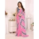 Generic Women's Small Lace Georgette Striped Ready-to-Wear Saree With Unstitched Blouse 5.5 Mtr (Grey) Generic Women's Small Lace Georgette Striped Ready-to-Wear Saree With Unstitched Blouse 5.5 Mtr (Grey)