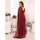 Generic Women's Black Berry Striped Ready-to-Wear Saree With Unstitched Blouse 5.5 Mtr (Red-Black) Generic Women's Black Berry Striped Ready-to-Wear Saree With Unstitched Blouse 5.5 Mtr (Red-Black)