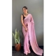 Generic Women's Chiffon Striped Ready to wear Saree With Unstitched Blouse 5.5 Mtr (Pink) Generic Women's Chiffon Striped Ready to wear Saree With Unstitched Blouse 5.5 Mtr (Pink)