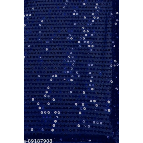 Women's Georgette Embellished Sequnece Bollywood Saree With Unstitched Blouse 5.5Mtr (Blue) Women's Georgette Embellished Sequnece Bollywood Saree With Unstitched Blouse 5.5Mtr (Blue)