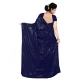 Generic Women's Georgette Embellished Sequnece Bollywood Saree With Unstitched Blouse 5.5Mtr (Blue) Generic Women's Georgette Embellished Sequnece Bollywood Saree With Unstitched Blouse 5.5Mtr (Blue)