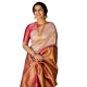 Generic Women's Silk Printed Saree With Unstitched Blouse 5.5Mtr (Cream) Generic Women's Silk Printed Saree With Unstitched Blouse 5.5Mtr (Cream)