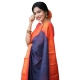 Generic Women's Silk Printed Saree With Unstitched Blouse 5.5Mtr (Blue) Generic Women's Silk Printed Saree With Unstitched Blouse 5.5Mtr (Blue)