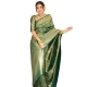 Generic Women's Silk Printed Saree With Unstitched Blouse 5.5Mtr (Green) Generic Women's Silk Printed Saree With Unstitched Blouse 5.5Mtr (Green)