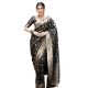 Generic Women's Silk Printed Saree With Unstitched Blouse 5.5Mtr (Black) Generic Women's Silk Printed Saree With Unstitched Blouse 5.5Mtr (Black)