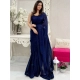 Generic Women's Georgette Embellished Sequnece Bollywood Saree With Unstitched Blouse 5.5Mtr (Blue) Generic Women's Georgette Embellished Sequnece Bollywood Saree With Unstitched Blouse 5.5Mtr (Blue)