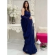 Generic Women's Georgette Embellished Sequnece Bollywood Saree With Unstitched Blouse 5.5Mtr (Blue) Generic Women's Georgette Embellished Sequnece Bollywood Saree With Unstitched Blouse 5.5Mtr (Blue)