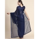 Generic Women's Georgette Embellished Sequnece Bollywood Saree With Unstitched Blouse 5.5Mtr (Blue) Generic Women's Georgette Embellished Sequnece Bollywood Saree With Unstitched Blouse 5.5Mtr (Blue)